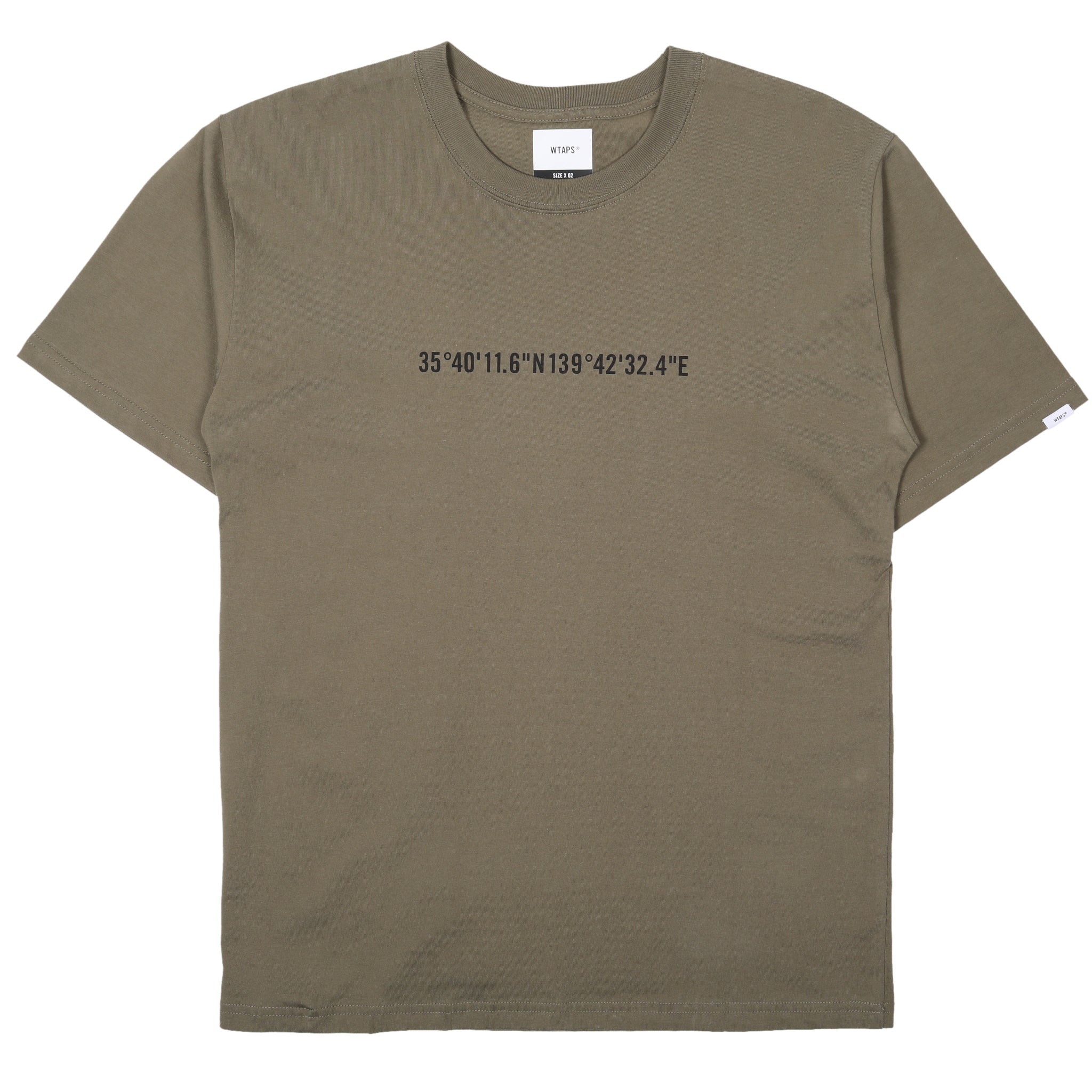 WTAPS STENCIL TEE 21SS Olive Drabダブルタップス-