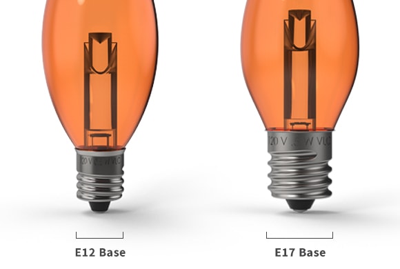 Light Bulb Base Size Comparison