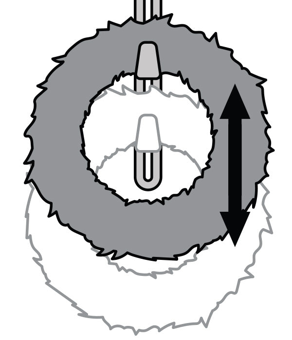 village lighting company wreath hanger usage tips - adjusting wreath height