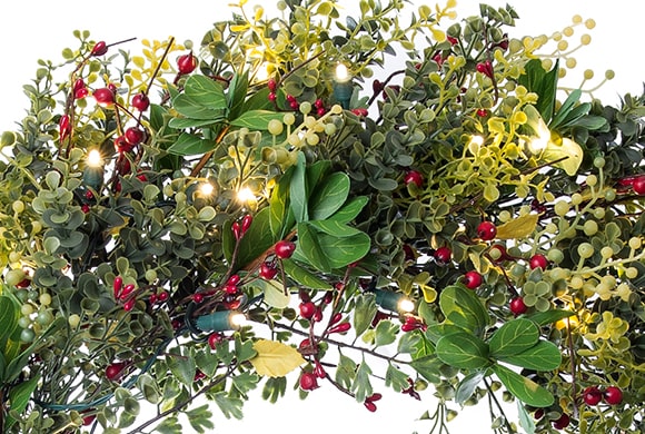 Boxwood & Berry Wreath