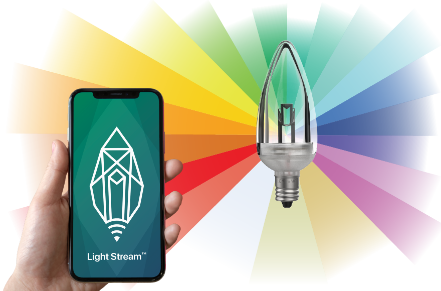 Light Stream Light Bulb and Smart Phone App from Village Lighting