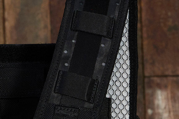 Vented shoulder strap