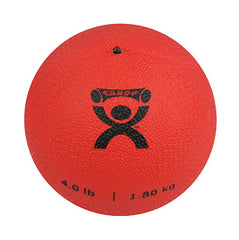 CanDo® Soft Pliable Medicine Ball - 5 in. Diameter - Red - 4 lb.
