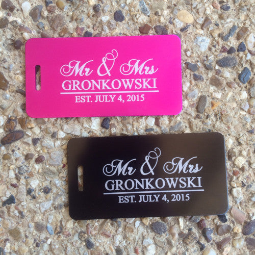 personalized luggage tags