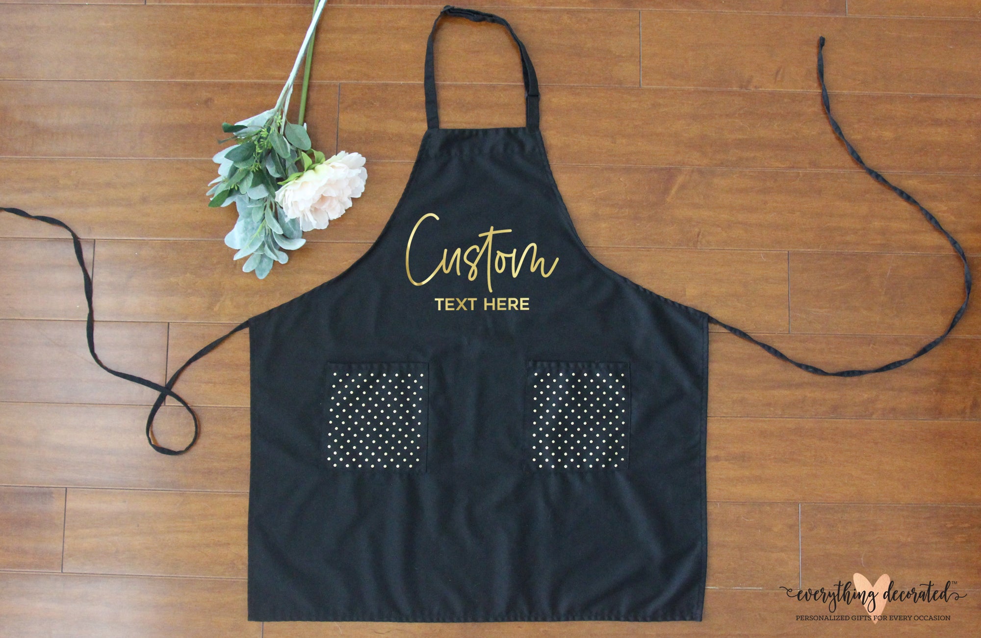 customized aprons for women's