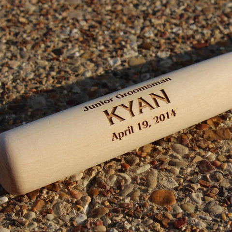 Engraved Mini baseball bat