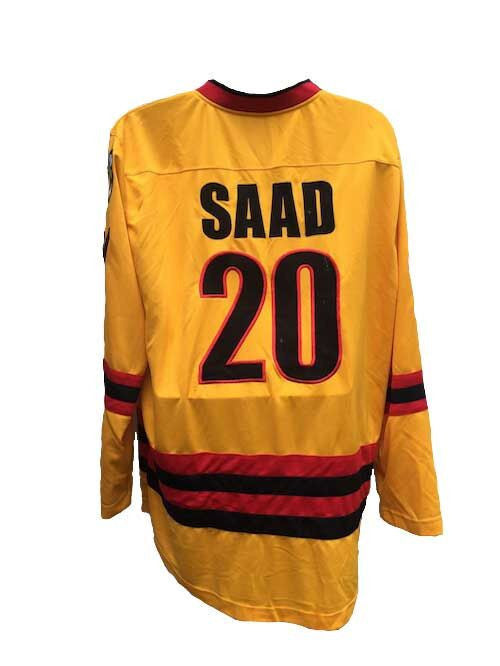 yellow chicago blackhawks jersey