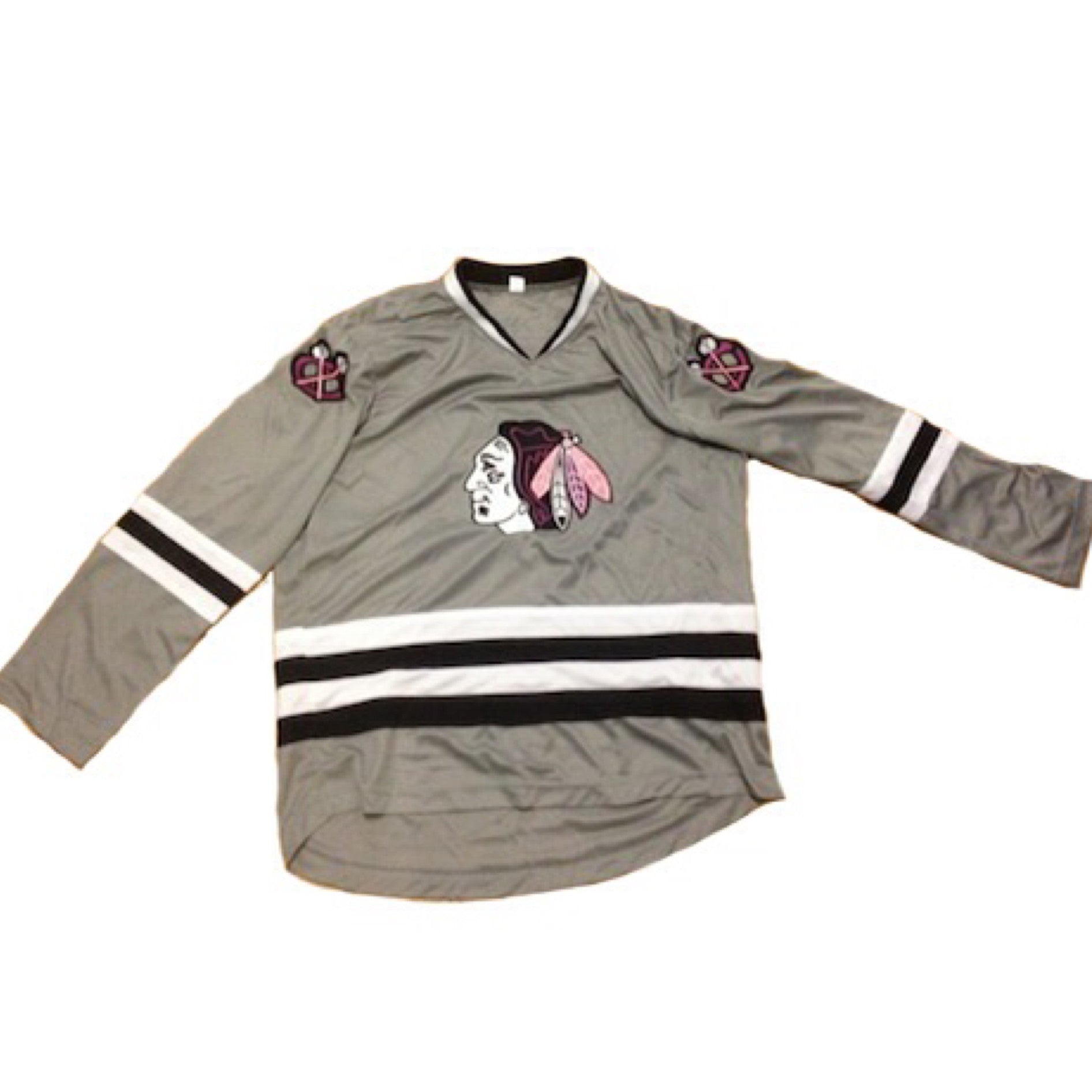 chicago blackhawks pink jersey