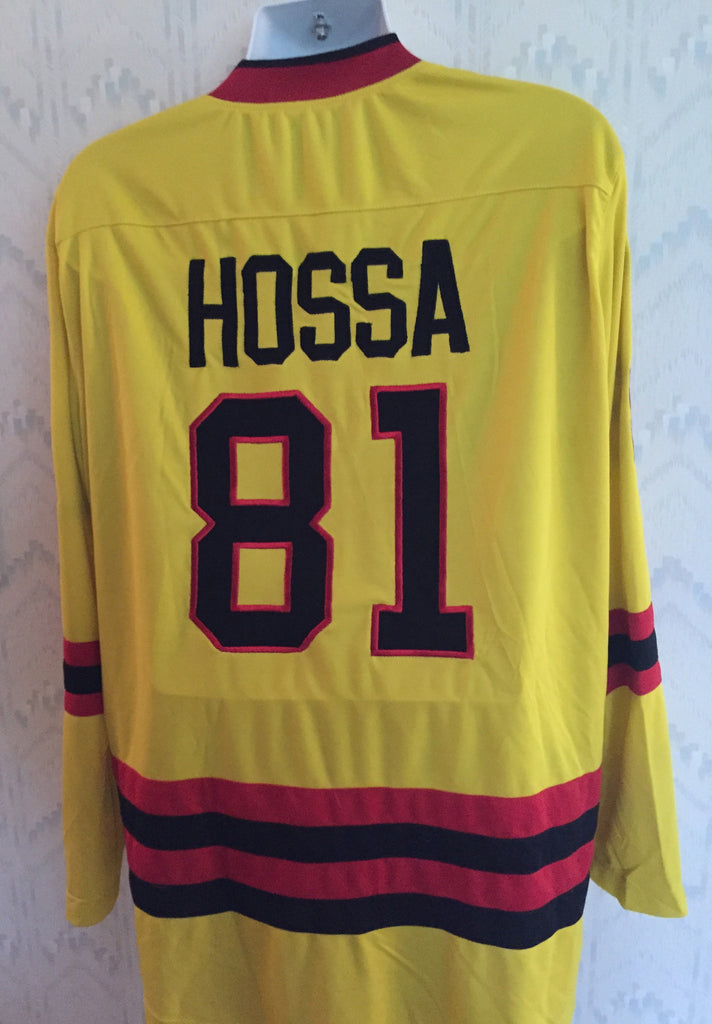 chicago blackhawks yellow jersey