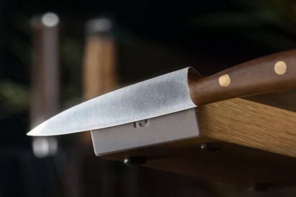 sharpening a knife