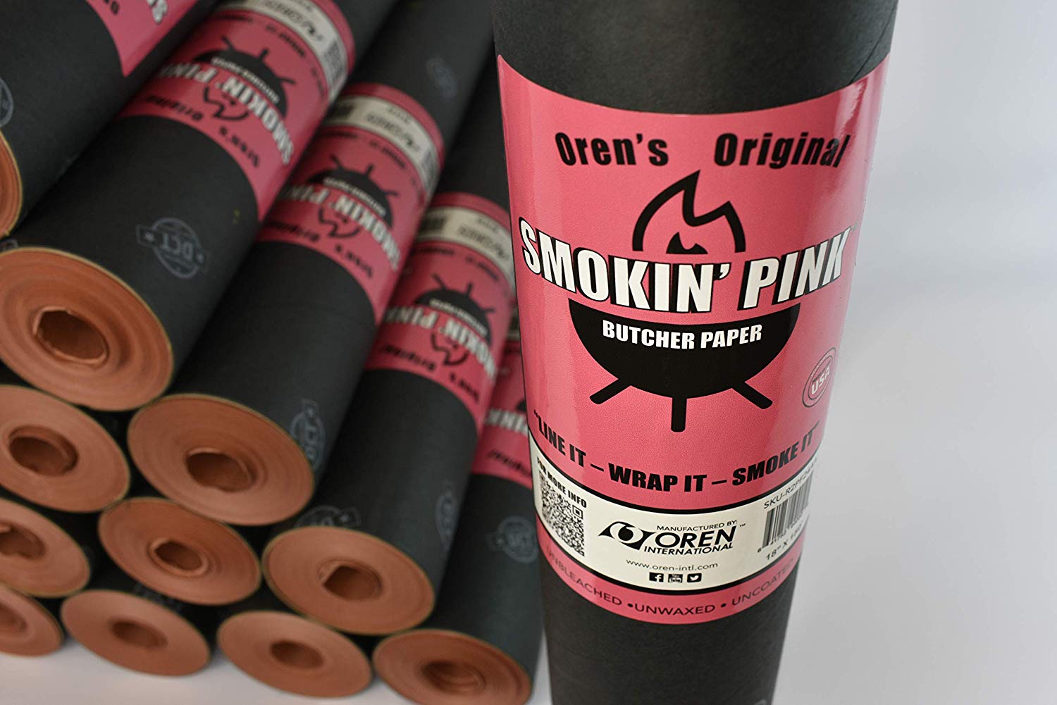 X Oren Pink Butcher Paper | Traeger International Usa Roll Approved Fda Of  L W