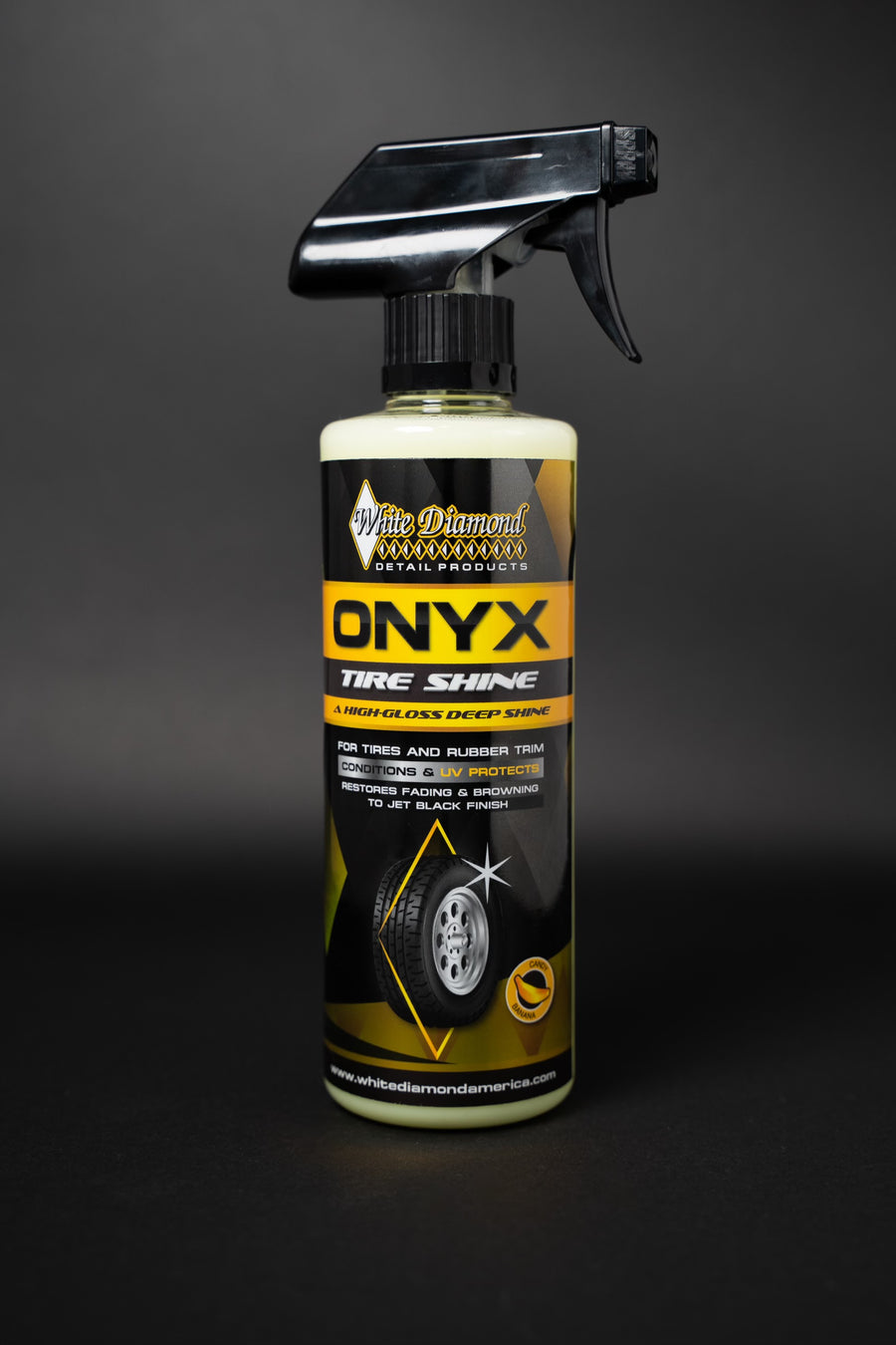 Onyx wet Tire Shine 1. Quality detailing