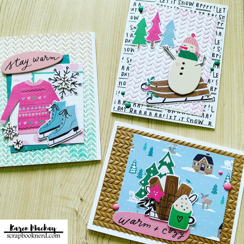 getting more from your embossing folders by Karen for scrapbooknerd.com