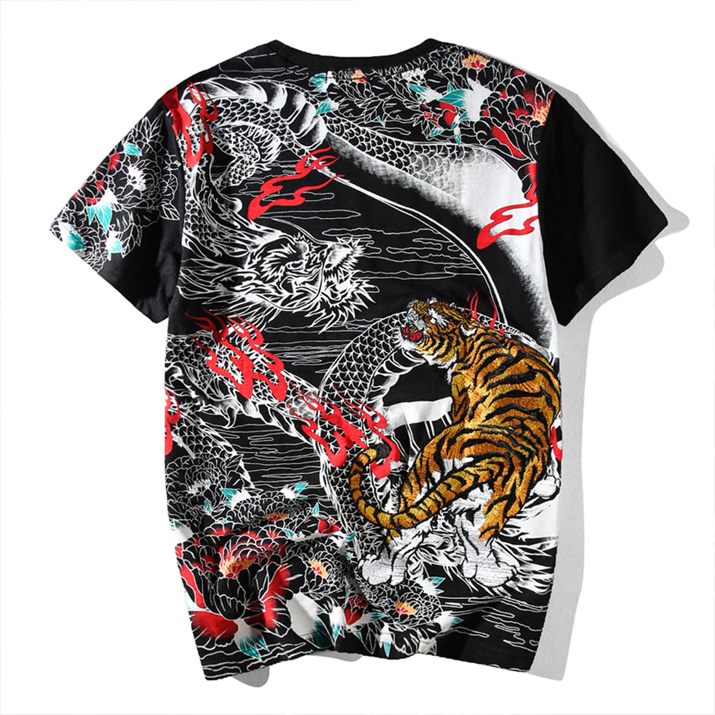 Dragon vs Tiger Battle Shirt – IrezumiEmpire