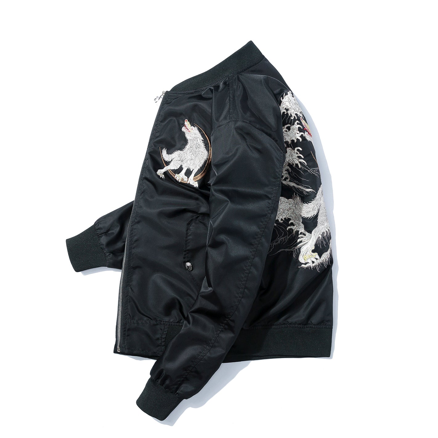 Okami White Wolf Bomber Jacket