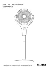 EF30 Air Circulation Fan User Manual