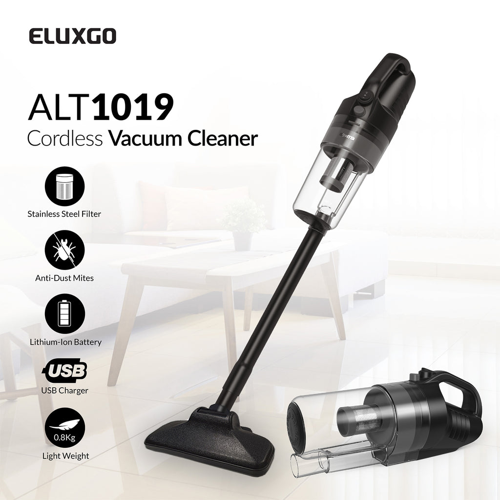 Eluxgo ALT1019 Cordless Vacuum Cleaner with USB Charger