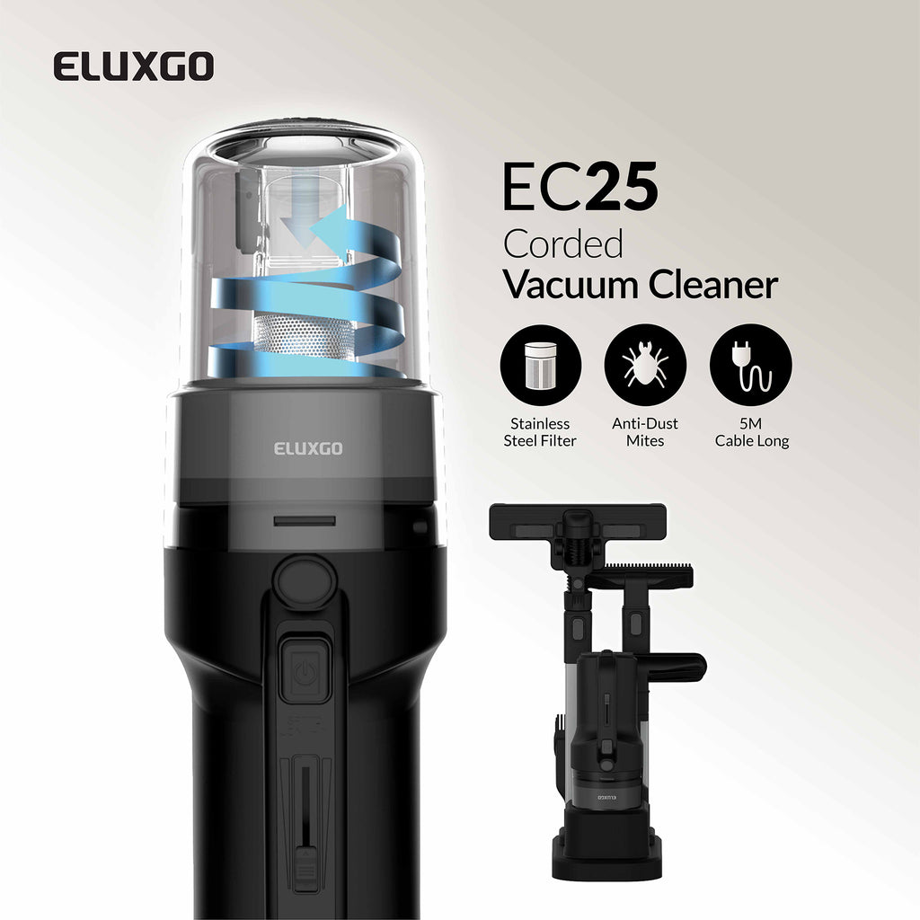 Eluxgo EC25 Corded Vacuum Cleaner Handheld Bagless