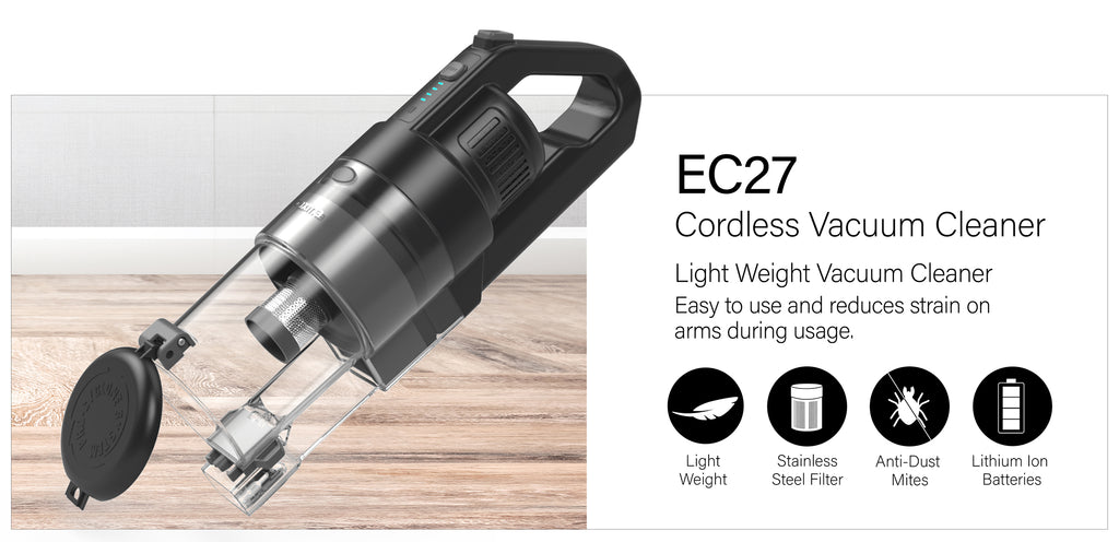 Eluxgo EC27 Cordless Vacuum Cleaner Powerful for Home