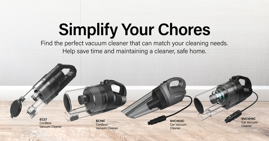 Eluxgo Vacuum Cleaner Corded and Cordless