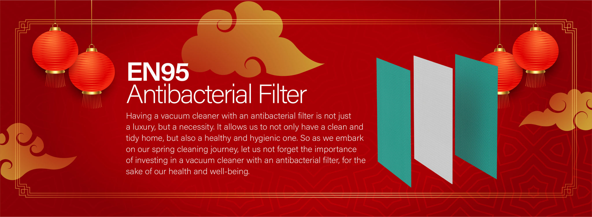 Spring cleaning essentials EN95 antibacterial filter