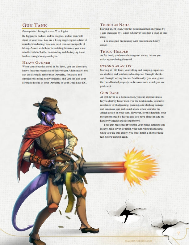 gunslinger 5e pdf