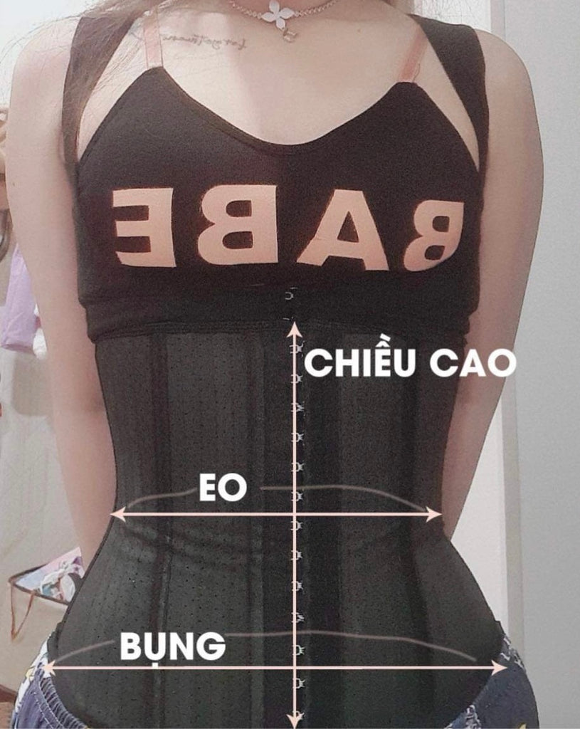 Đai nịt bụng Latex corset