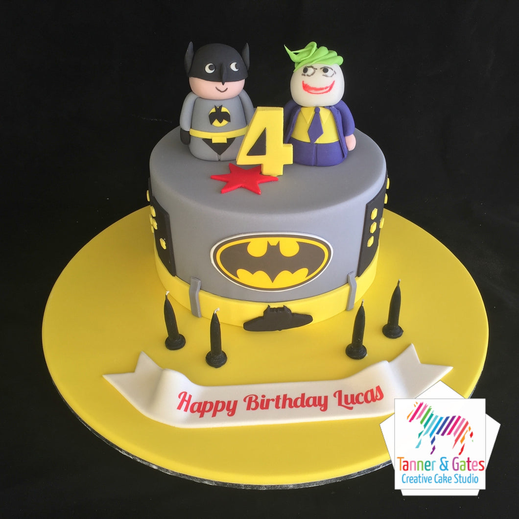 Batman vs Joker Birthday Cake – Tanner & Gates