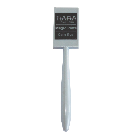 The TiARA Cat's Eye Magic Plate is the magic tool that creates amazing effects to the TiARA Chameleon and TiARA Cat's Eye Gel Polishes.