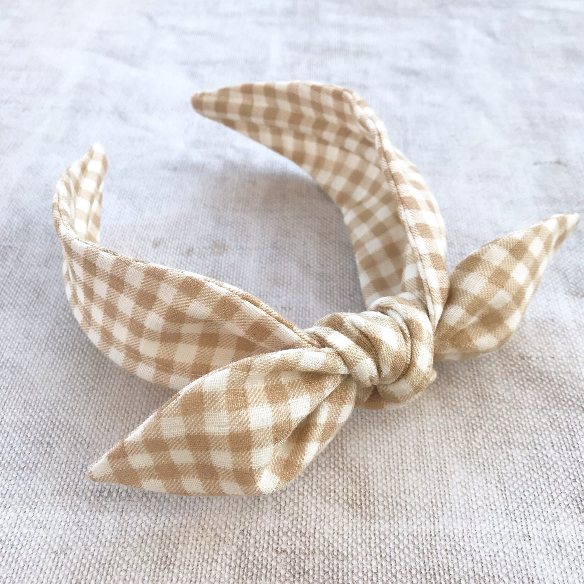 knotted bow headband