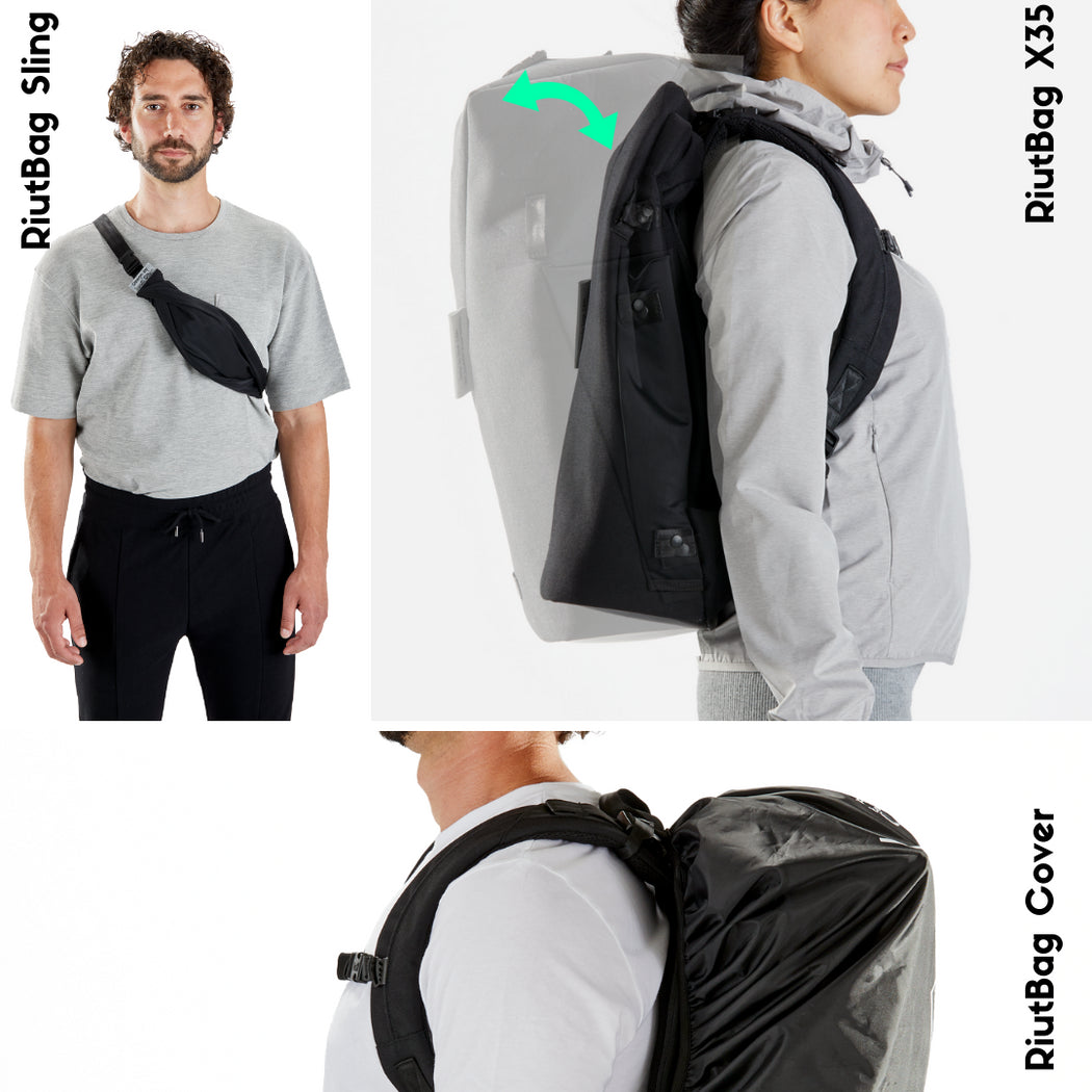 RiutBag X25 | Expandable secure backpack | for 15