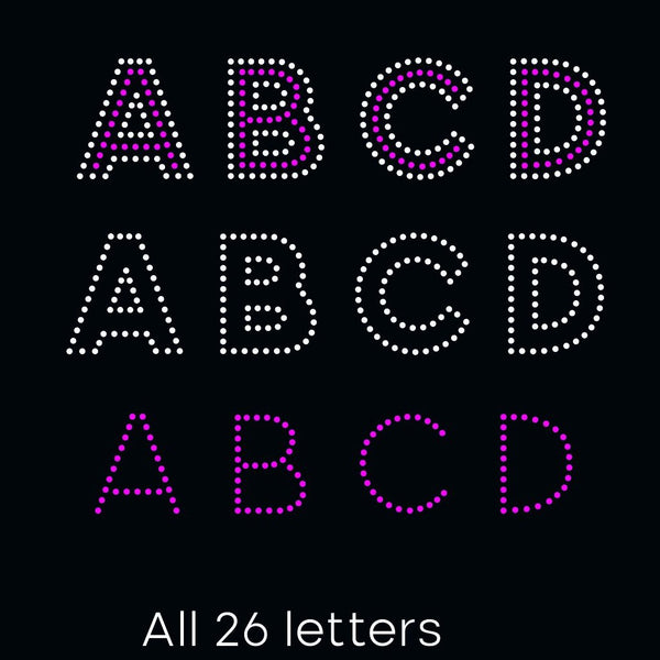 Download Bold outline letters Alphabet, svg, eps, png, dxf ...