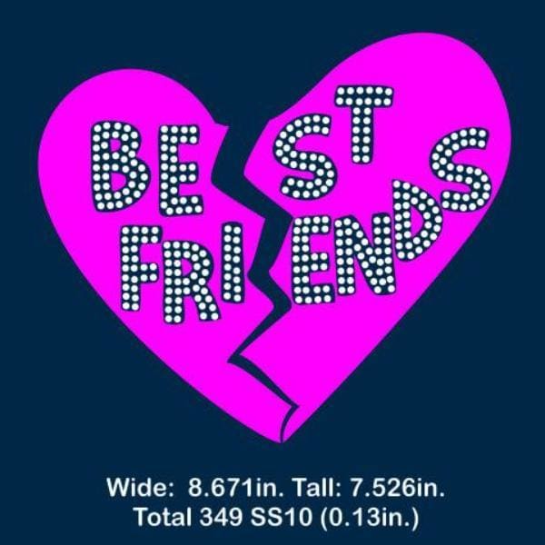 Download Beehivefiles Amp Rhinestonehive Best Friends Vinyl And Rhinestone Template Svg Eps Png Dxf Beehivefiles Rhinestonehive