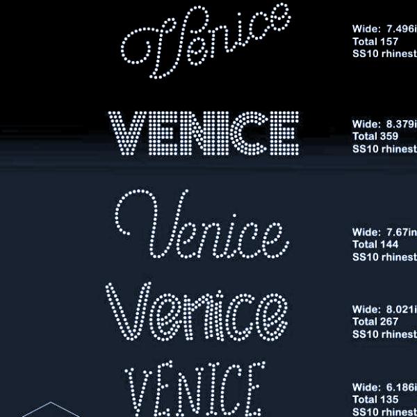 Download Venice 5 designs rhinestone template digital download, svg ...