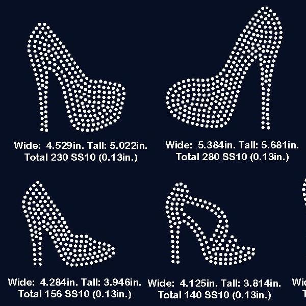 Download High Heels Heels Rhinestone Template Digital Download Svg Eps Png Beehivefiles Rhinestonehive