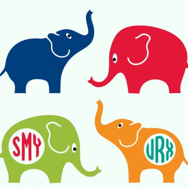 Download Elephant, Elephant silhouette, Elephant monogram in svg ...