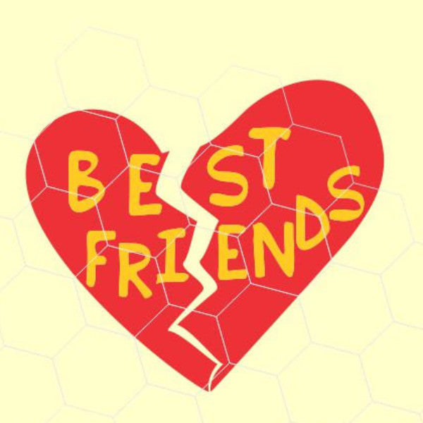 Download Best Friends Heart Design, Best Friends in svg, dxf, png ...