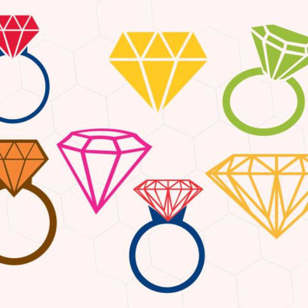 Download Diamond ring, diamond, ring, wedding in svg, dxf, png ...