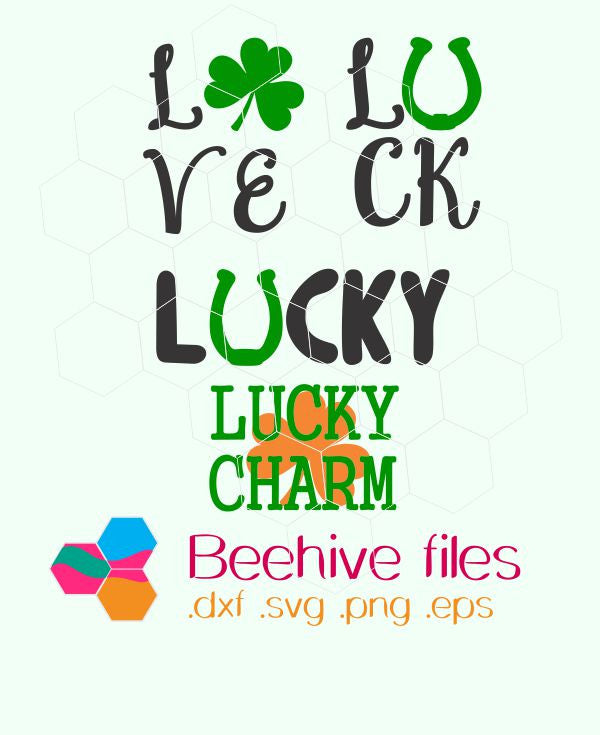 Download St. Patrick's day, love, luck, lucky charm in svg, dxf ...