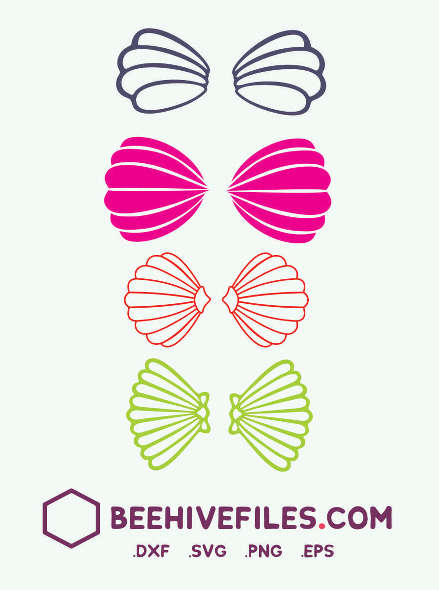 Free Free 232 Mermaid Shell Bra Svg SVG PNG EPS DXF File