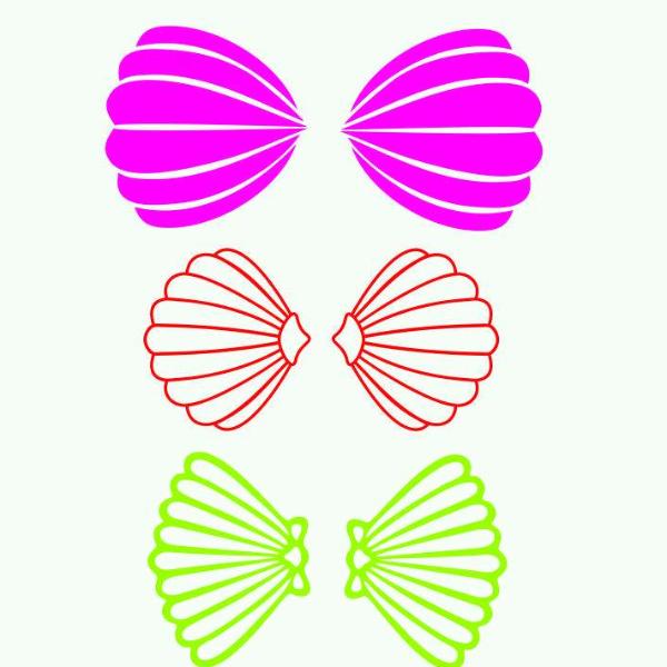 Download Mermaid bra in svg, dxf, png, eps format - beehivefiles ...