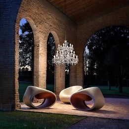 DRYLIGHT IP65 Outdoor CHANDELIER by MASIERO at Luxury Lighting Boutique