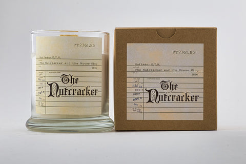 Nutcracker Christmas Candle -- Holiday Book Candle inspired by the Nutcracker