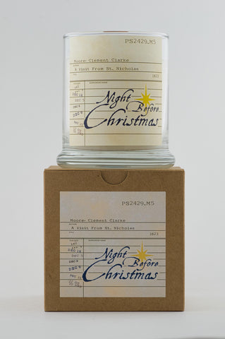 Night Before Christmas Candle -- Holiday Book Candle inspired by A Visit From St. Nicholas