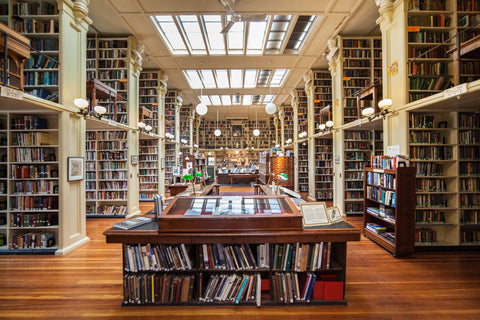 Interior of Providence Athenaeum