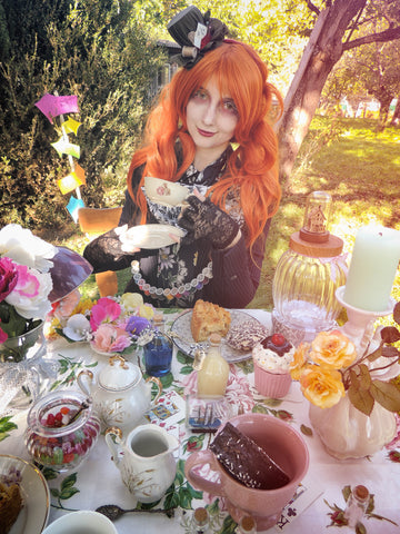 Alice in Wonderland Tea Party Table -- Mad Hatter Tea Party Aesthetic