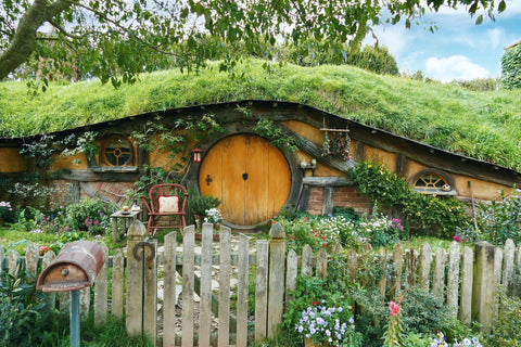 Springtime at Hobbit House -- Shire Aesthetic -- Hobbit Aesthetic