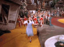Dorothy on Yellow Brick Road -- Follow the Yellow Brick Road