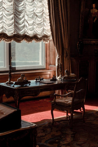 Macabre Victorian desk