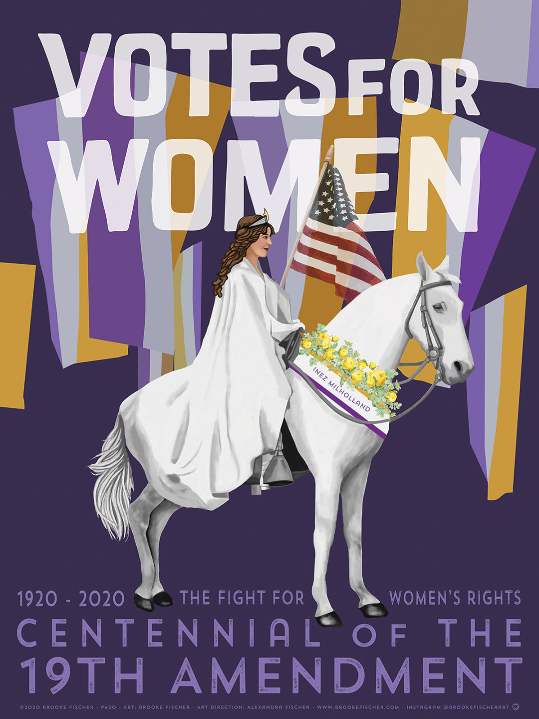 19th Amendment Poster by Brooke Fischer Haight Street Art Center